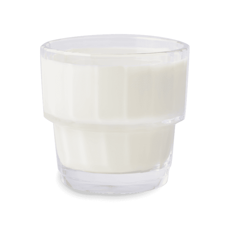 glass of milk - whole milk