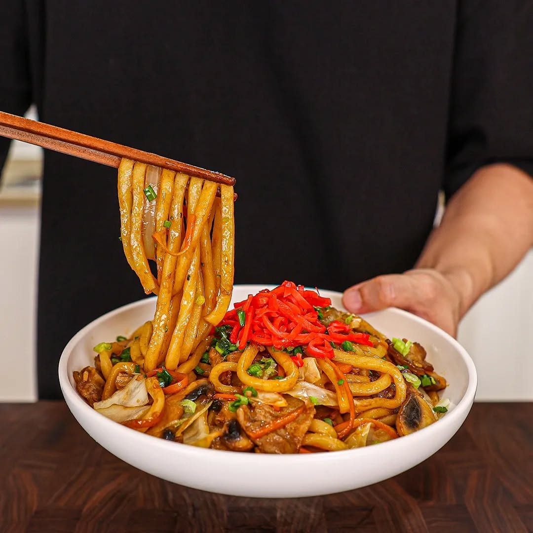 wagamama lunch-noodles in a bowl