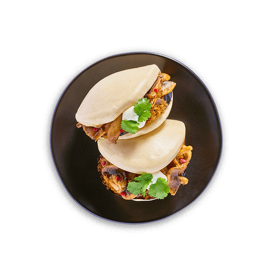 oyster + shiitake mushrooms