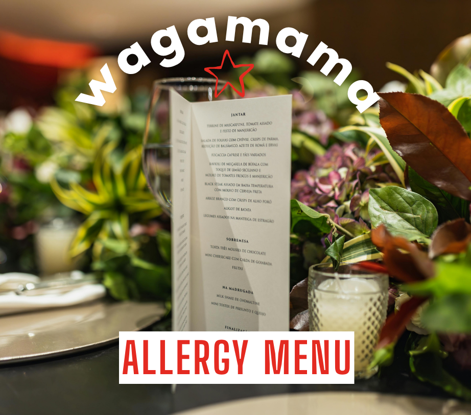 WAGAMAMA ALLERGEN MENU UK
